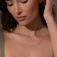 thumbnail image 2 of VEEDOFA Silver Plated Chain Necklace for Women, 16-22 Inch, 2 of 6