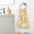 thumbnail image 5 of Happy Dog Pattern Bath Towel 100% Cotton Soft Thick High Absorbency Hand Face Towel Single Pack 16x28in, 5 of 7