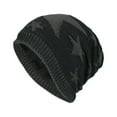 thumbnail image 2 of Awdenio Beanies Hats Men's And Women's Striped Fashionable Windproof Knitted Plush Thick Pullover Hat Warm Ear Protection Knitted Hat, 2 of 2