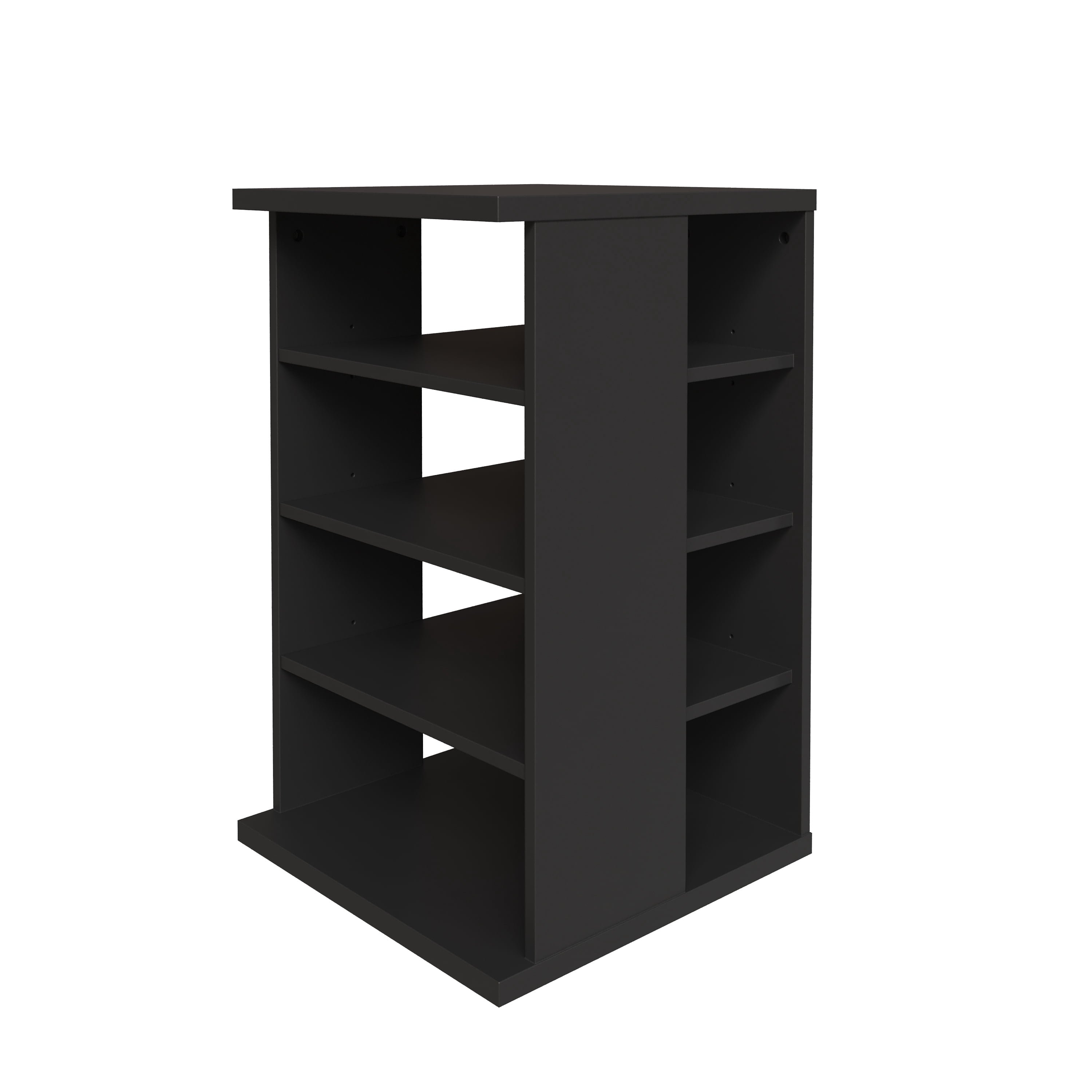 Nexera Jasper 4-Shelf Audio Tower Bookcase, Black