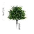 thumbnail image 3 of YOHAVEN Artificial Cedar Topiary Trees for Outdoors, Realistic Faux Shrubs with Ground Spike, Perfect for Front Porch, Garden & Patio, Low Maintenance & Year-Round Decoration, 3 of 6