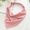 thumbnail image 4 of Paquete de 8 diademas para el pelo para mujer, pañuelo elástico para el pelo, pañuelo triangular grande, pañuelo para la cabeza, diademas de color sólido, bufandas para el pelo para adolescentes y, 4 of 7