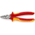 thumbnail image 1 of KNIPEX 97 78 180 Pinza para ponchar punteras aislados con fundas en dos componentes, según norma VDE 180 mm, 1 of 1