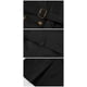 thumbnail image 4 of Chrisuno Chaqueta cortavientos con capucha clásica de gran tamaño para mujer, abrigo holgado, gabardina, talla grande, negro, XL, 4 of 5
