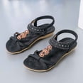 thumbnail image 5 of MKLEKYY Sandalias Antideslizantes para Mujer, Cómodas, para Uso Diario, Transpirables, Planas, de Verano, para Playa, Informales, Con Punta Abierta, 5 of 5