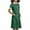 Green, variant on Qingpeng Women's Vintage Button Down Shirt Dress Notch Lapel Short Sleeve Belted Office Short Dresses with Pocket
