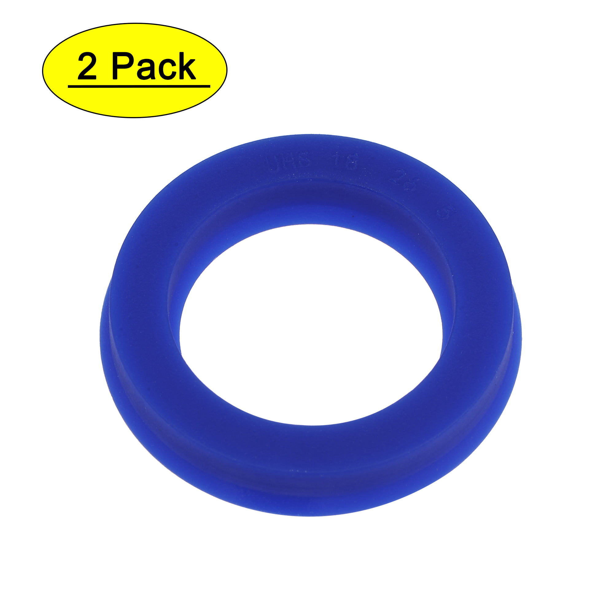 Blue Pack of 2 uxcell UHS Radial Shaft Seal 11.2mm ID x 19.2mm OD x 5mm Width PU Oil Seal 