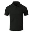 thumbnail image 4 of Xunlbb Men's Shirts Mens Dress Shirts Men's Pullover Zipper Printing Lapel Long Sleeve Turndown Collar Blouse Shirt on Clearance, M-3XL, 4 of 6