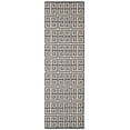 thumbnail image 2 of SAFAVIEH Montauk Alicia Geometric Cotton Runner Rug, Dark Grey/Ivory, 2'3" x 7', 2 of 6