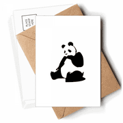 China National Treasure Panda Outline Postcards Envelopes Blank Note Cards Mailing