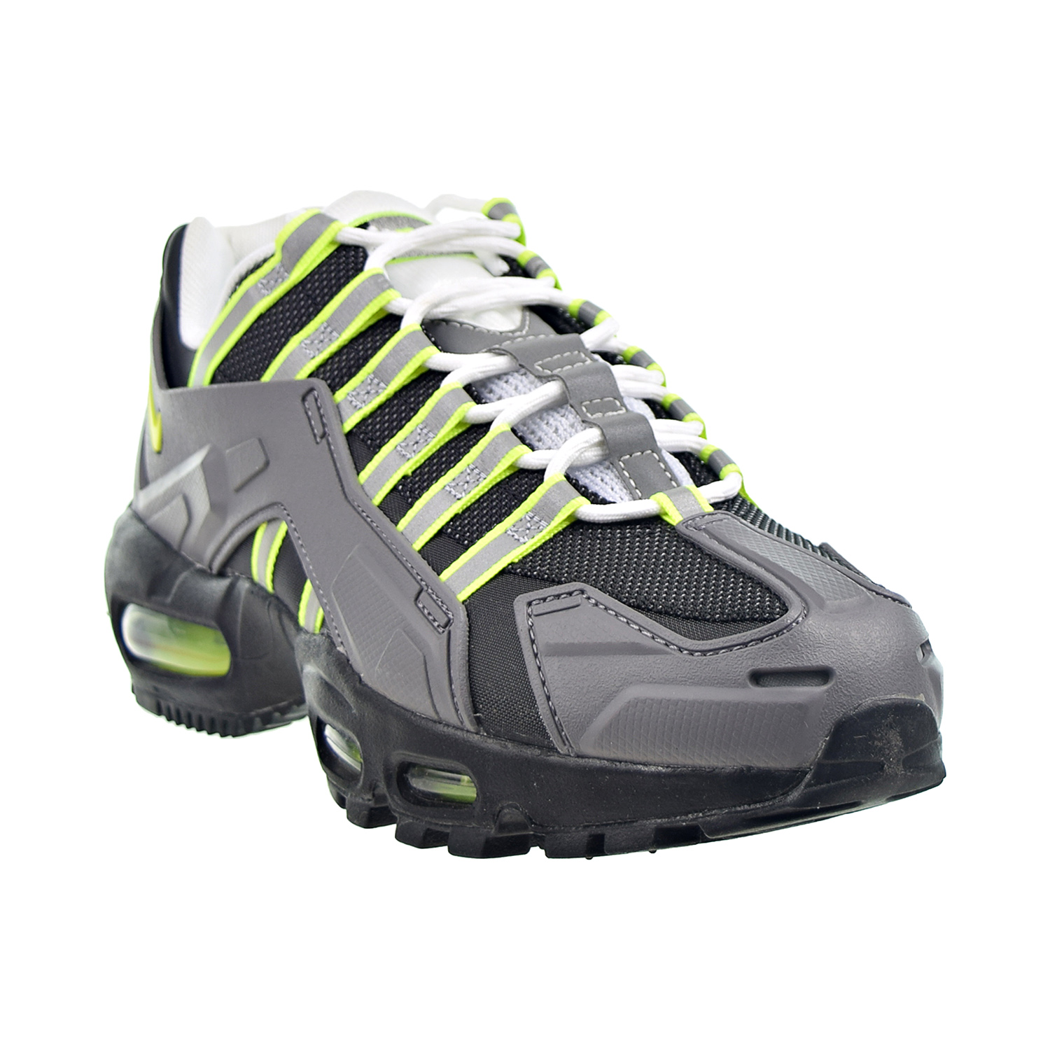 Nike Air Max 95 NDSTRKT AM 95 Men's Shoes Black-Neon Yellow-Medium Grey cz3591-002 - image 2 of 6