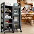 thumbnail image 3 of Rack Metálico Mueble Multiusos Mueble Organizador De Cocina, 3 of 6