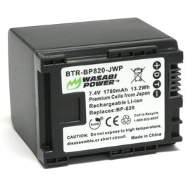 Canon Camera Lithium-Ion Battery Pack BP-820 (1780mAh