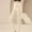 White, variant on Women's Leggings, Solid Colored Wool Silk High Waisted Warm Pants Fall And Winter Slim Seamless Womens Underwear With Warm Bottom Pants White L