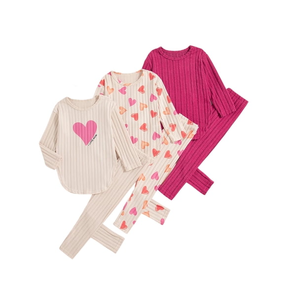 Conjunto de 3 piezas VARMILO Rosa para niñas de 6 años