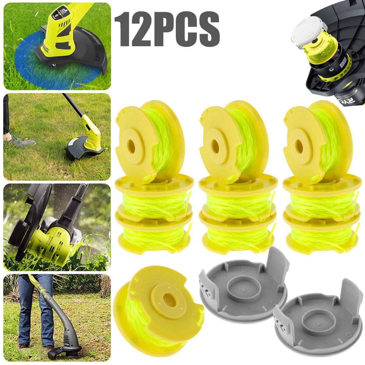 Protoiya 12Pcs Weed Wacker String Compatible with AC80RL3 Sturdy