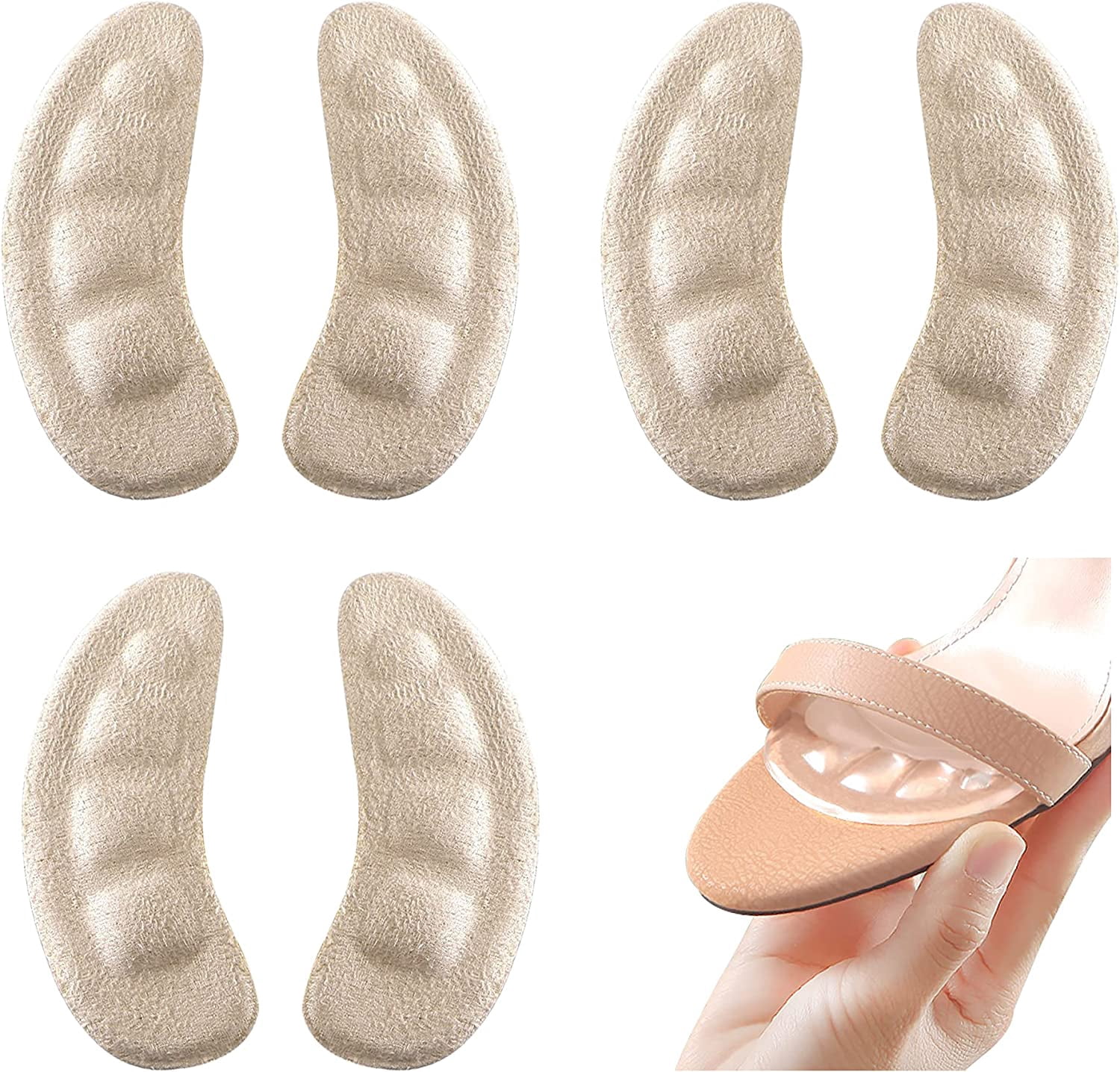Metatarsal Pads for Women Ball of Foot Cushions for High Heels All Day Pain Relief Toe Cushions