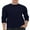 Navy Blue, variant on Men's Crewneck Sweater Soft Casual Sweaters for Men Classic Pullover Sweaters with Ribbing Edge