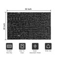 thumbnail image 5 of Math Equations Geometry Black Pattern Door Rugs,Washable Non Slip Door Mats Indoor,Decorative Door Mats,Entry Mat Indoor for Entrance,Bedroom,Kitchen,Bathroom,20"x32", 5 of 6