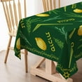 thumbnail image 3 of Sukkah Sukkot Tablecloth Jewish Holiday Party Decoration Etrog Lulav Hadass Aravah Decor Supply Rectangular Kitchen Dining Room Home Table Cover (60" x 84"), 3 of 5