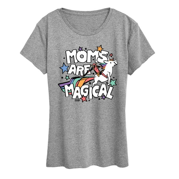 Marvel Deadpool - Moms Are Magical - Women's Short Sleeve Graphic T-Shirt
