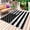 Black White, variant on Black American Flag Outdoor Rug 3x5 Ft - Reversible Patio Rug Outdoor Camping Rugs, Vintage USA Flag Washable Indoor Outdoor Area Rugs, Non-Slip Outdoor Carpet Runner for Deck/Porch