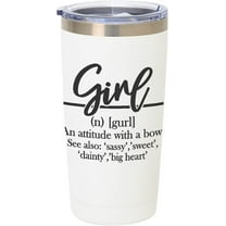 Gifts for Girls Tumbler Mug,Girl Birthday Gifts,Girl Christmas Gifts,Inspirational Gifts for Girl Women,20 oz Stainless Steel Insulated Travel Tumbler