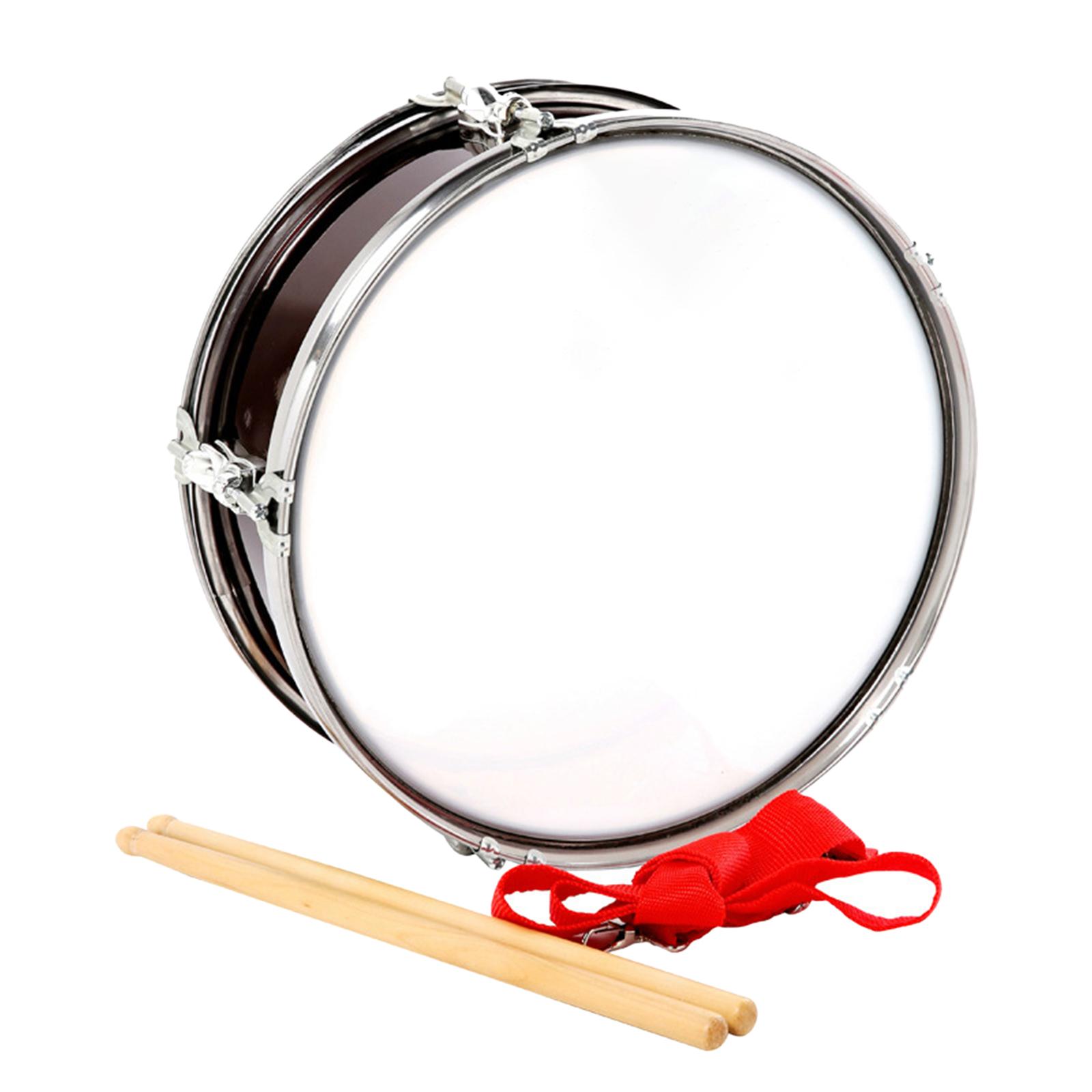 Snare Drum 13inch Percussion Instrument Music Drum Set with Sturdy Galvanized Material for Boys Practice