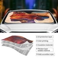 thumbnail image 3 of Kdxio Cultural Silhouette Journey Print Front Windshield Sun Shade,Folding Auto Sunshade for Car Truck SUV-Small, 3 of 5