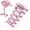 Pink, variant on 2pcs Flat Elastic No Tie Shoe Laces for Sneakers, Stretch Tieless Shoelaces for Adults Flat Shoes Strings 103CM Length Shoes Strings Pink