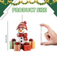thumbnail image 2 of Clearance Under $1 Christmas Snowman Hanging Ornament Lightweight Flat Acrylic Snowman Christmas Tree Decoration for Car Mirror, 2 of 5