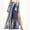 Blue, variant on Ayfxijin Wide Leg Pants Woman,Women's Casual Tassel Lace Up Printed Split Wide Leg Pants