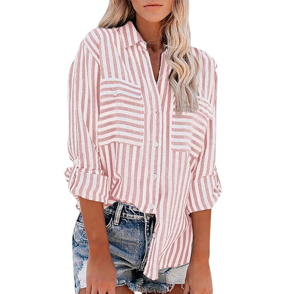 Clothing 2025 Super Soft Wrinkle Free Button Down Shirts for Women Formal Work Dress Blouses Tops Womens Button Down Shirts Boyfriend Long Sleeve Oversized Blouses Tops