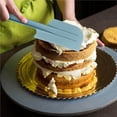 thumbnail image 3 of 2Pcs/Set Plastic Spatula Soft Grip Cream Scraper Cutter Kitchen Gadget Baking Tools for Butter Cake Cream Pastry 10inch 12 inch, 3 of 8