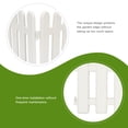 thumbnail image 4 of Shisuyan Fence Border White Plastic Rectangular Miniature 2Pcs 19.7X11.8X0.4In, 4 of 8