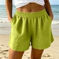 thumbnail image 5 of Guluxicc Women's Athletic Shorts with Pockets Elastic High Waisted Running Short Trousers for Everyday Gym Workout, 5 of 6
