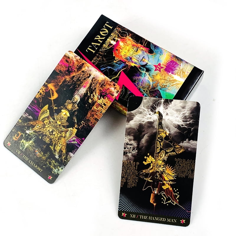 Tarot Cards Board Games Leisure Entertainment Game Cards Divination Board Playing Card,Ideal For Divination, Meditation & Gifts