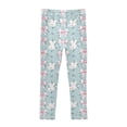 thumbnail image 4 of joogoo Girls' Leggings Bows Floral Yoga Pants 7-8T, 4 of 8