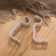 thumbnail image 3 of 2 Pair Simple Curtain Rod Bracket Practical Drapery Rod Rack Curtain Accessories Curtain Pole Holder for Home, 3 of 8