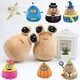 thumbnail image 1 of My Pet Alien Pou-Muñeca de felpa para niños, Linda muñeca de cara sonriente marrón, triángulo periférico, cuadrado, regalos de cumpleaños y Navidad, 1 of 1