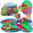 thumbnail image 5 of Toss and Catch Ball Game Set, Beach Outdoor Toys for Kids Boys with Paddle, Balls , Yard Backyard Outside Indoor Toys Games Gifts for Kids Boys Girls Ages 3 4 5 6 7 8 9 10, 5 of 5