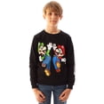 thumbnail image 1 of Nintendo Super Mario Boys Black Sweatshirt, 1 of 7