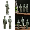 thumbnail image 4 of suyin Ornement de Jardin Bouddha Debout Pierre Effet Zen Statue Extérieure Intérieure, 4 of 4