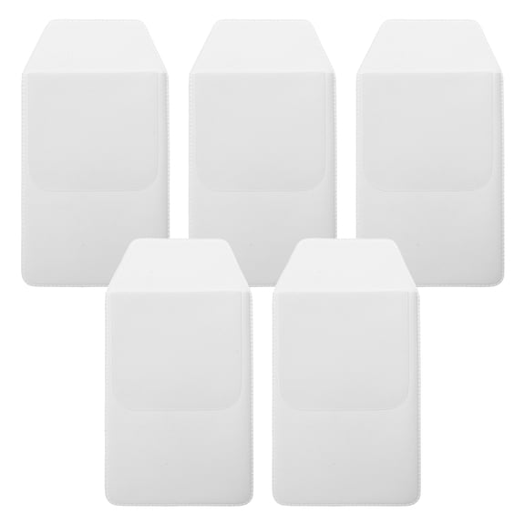 5 Pcs Clothes Hangers Nurse Pencil Case Pocket for Lab Coats PVC Protector