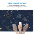 thumbnail image 5 of ZNDUO Large Rubber Mouse Pad Non-slip Desk Mat Cartoon Cosmic Star Doodle Rubber Desk Pad Mousepad Keyboard Pad for Home Office, 15.8" x 29.5", 5 of 9