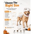 thumbnail image 4 of Pet Dinosaur Costume, Soft Plush T-Rex Skeleton Halloween Costume for Dogs | Cosplay Clothes for Medium & Large Dog and Cats Funny Adorable Glow-in-the-Dark Dino Outfits Big Breeds For Party Family, 4 of 7