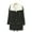 Black, variant on Tejiojio Coats Clearance Women Buttons Long Sleeve Solid Pockets Coat Plus Fleece Jacket Outwear Top