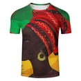 thumbnail image 3 of Tops para hombre, blusas y camisas de manga corta con cuello redondo para hombre Camisa de manga corta estampada para hombre Top/camisa de manga corta con cuello redondo Tops para hombre, 3 of 4