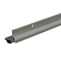 M-D Building Products 48998 36 in. Satin Nickel Aluminum L-Shape Screw-on Under Door Seal