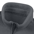 thumbnail image 6 of Levmjia Men's Winter Fleece Jacket Double-Sided Warm Zip-Up Standing Collar Long Sleeve Coat with Pockets Sizes M-4XL Polyester Fleece Lined Outdoor Clothing, 6 of 7